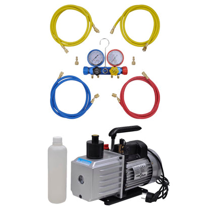 Kit Pompa Di Aspirazione Con Manometro