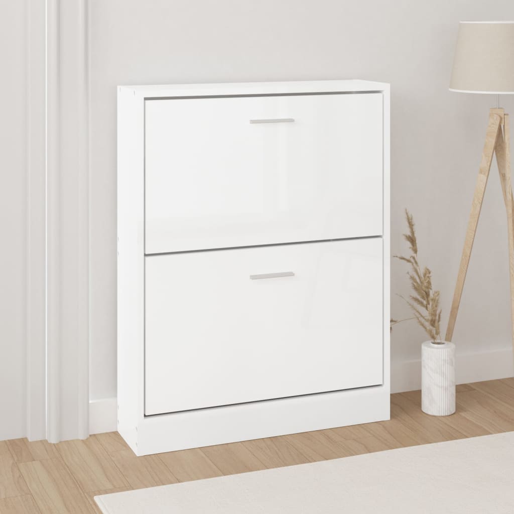 Scarpiera Nera 59X17X In Legno Multistrato