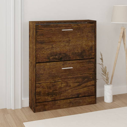 Scarpiera Nera 59X17X In Legno Multistrato