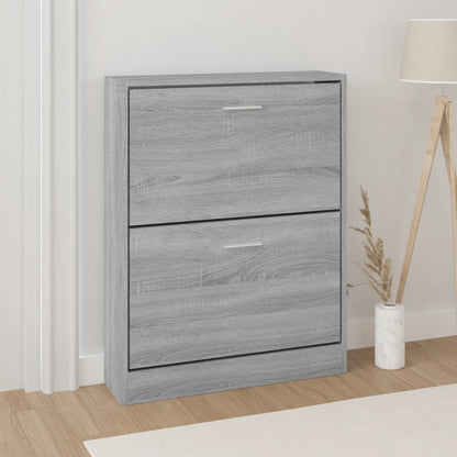 Scarpiera Nera 59X17X In Legno Multistrato