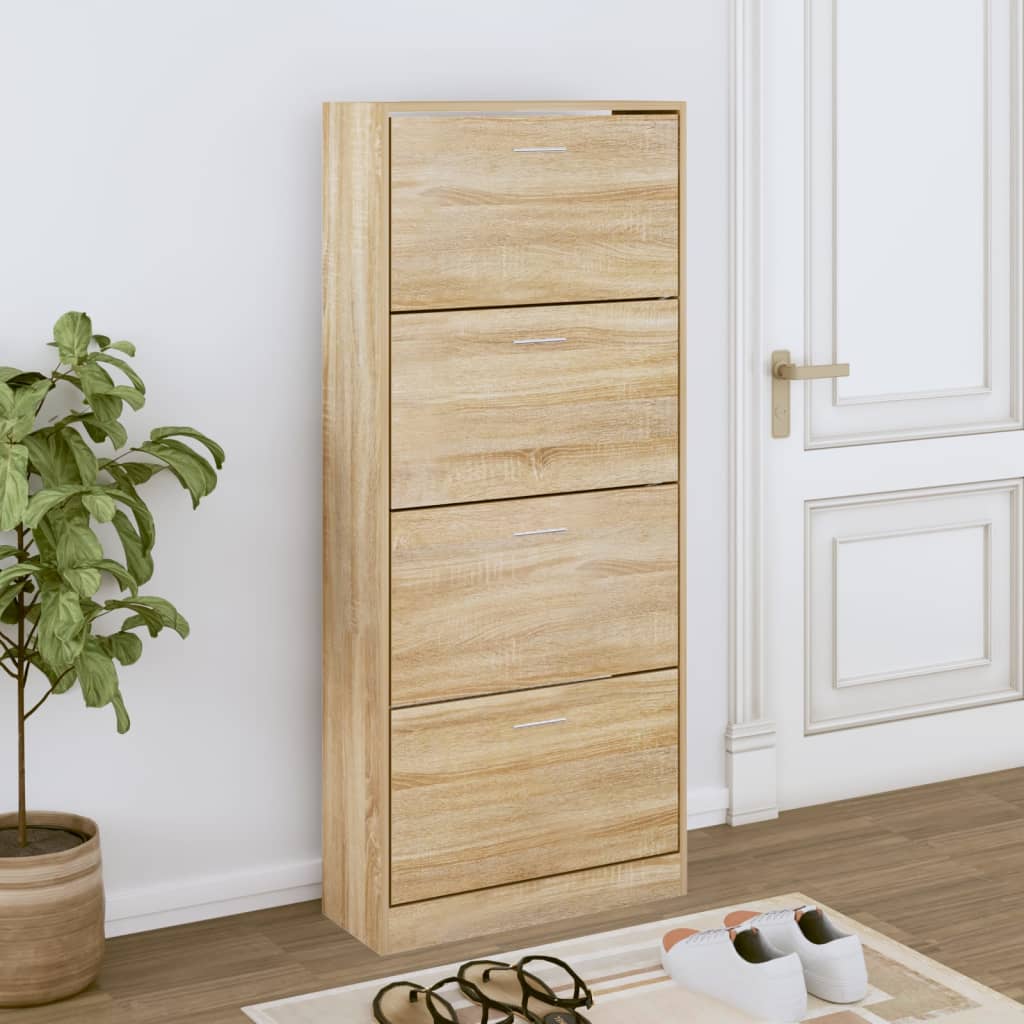 Scarpiera 63X24X In Legno Multistrato Rovere Sonoma
