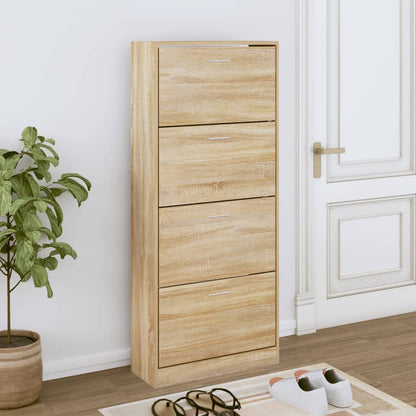 Scarpiera 63X24X In Legno Multistrato Rovere Sonoma