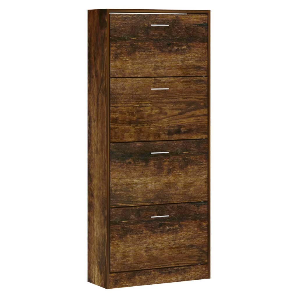 Scarpiera 63X24X In Legno Multistrato Rovere Fumo
