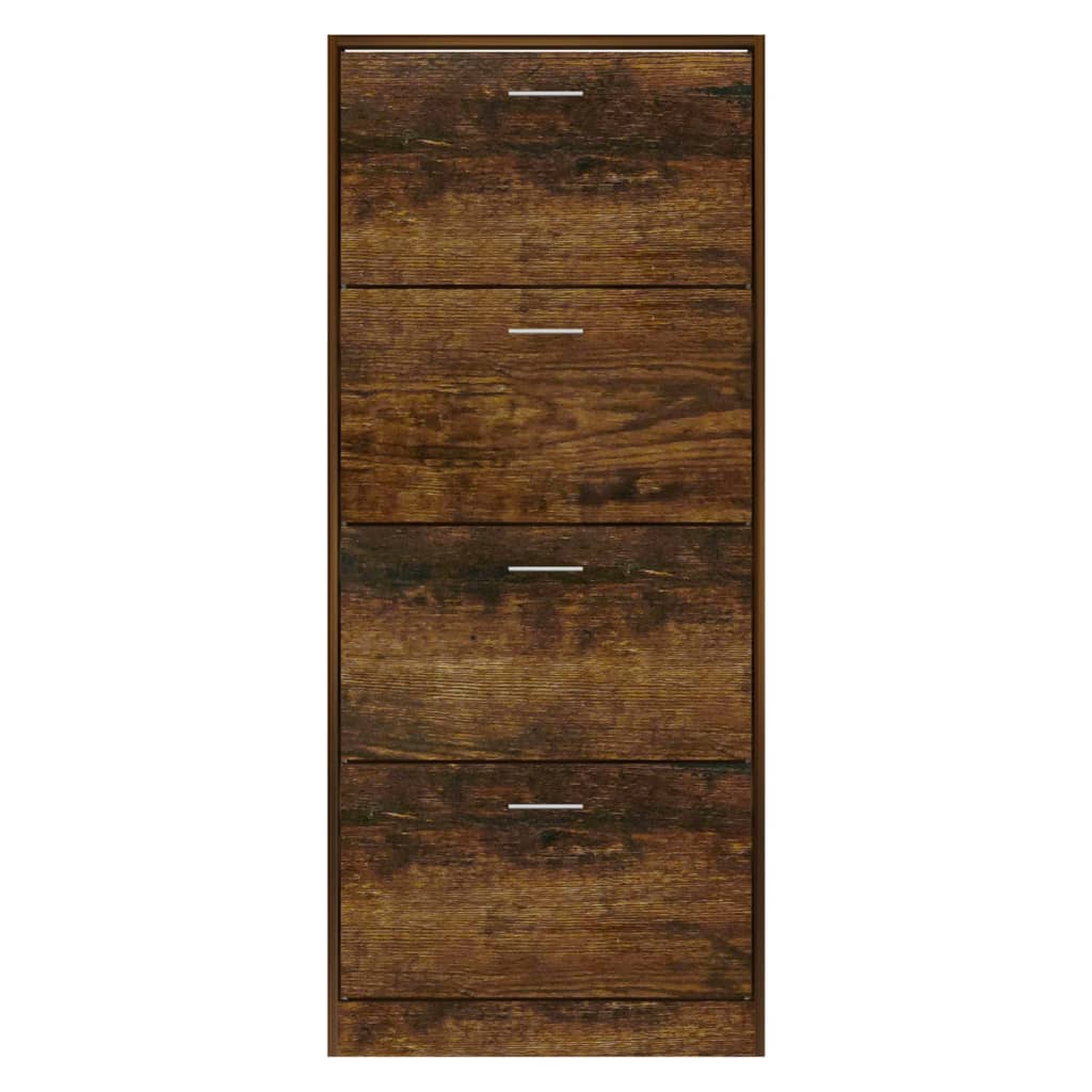 Scarpiera 63X24X In Legno Multistrato Rovere Fumo