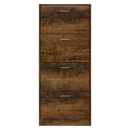 Scarpiera 63X24X In Legno Multistrato Rovere Fumo