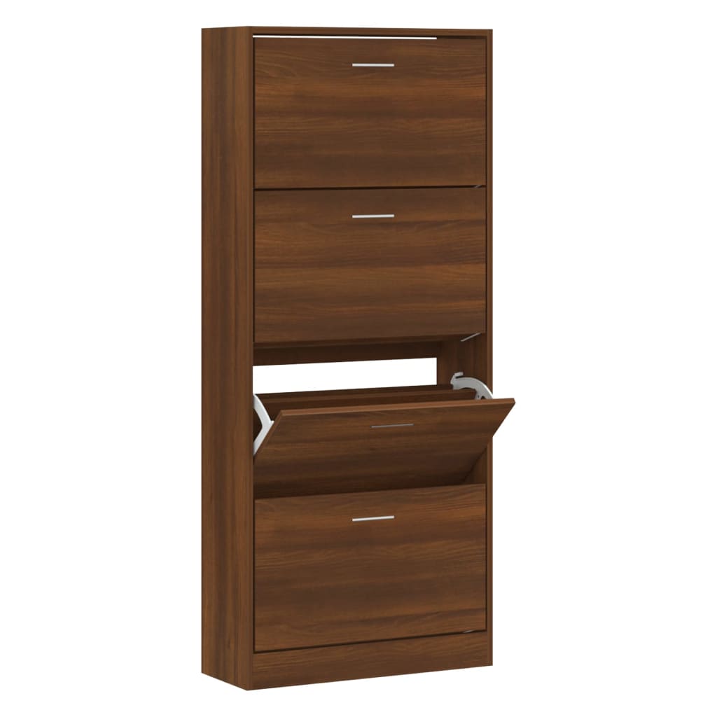Scarpiera 63X24X In Legno Multistrato Rovere Marrone