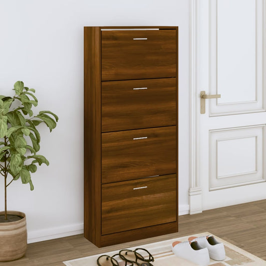 Scarpiera 63X24X In Legno Multistrato Rovere Marrone