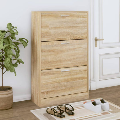 Scarpiera 63X24X In Legno Multistrato Rovere Sonoma