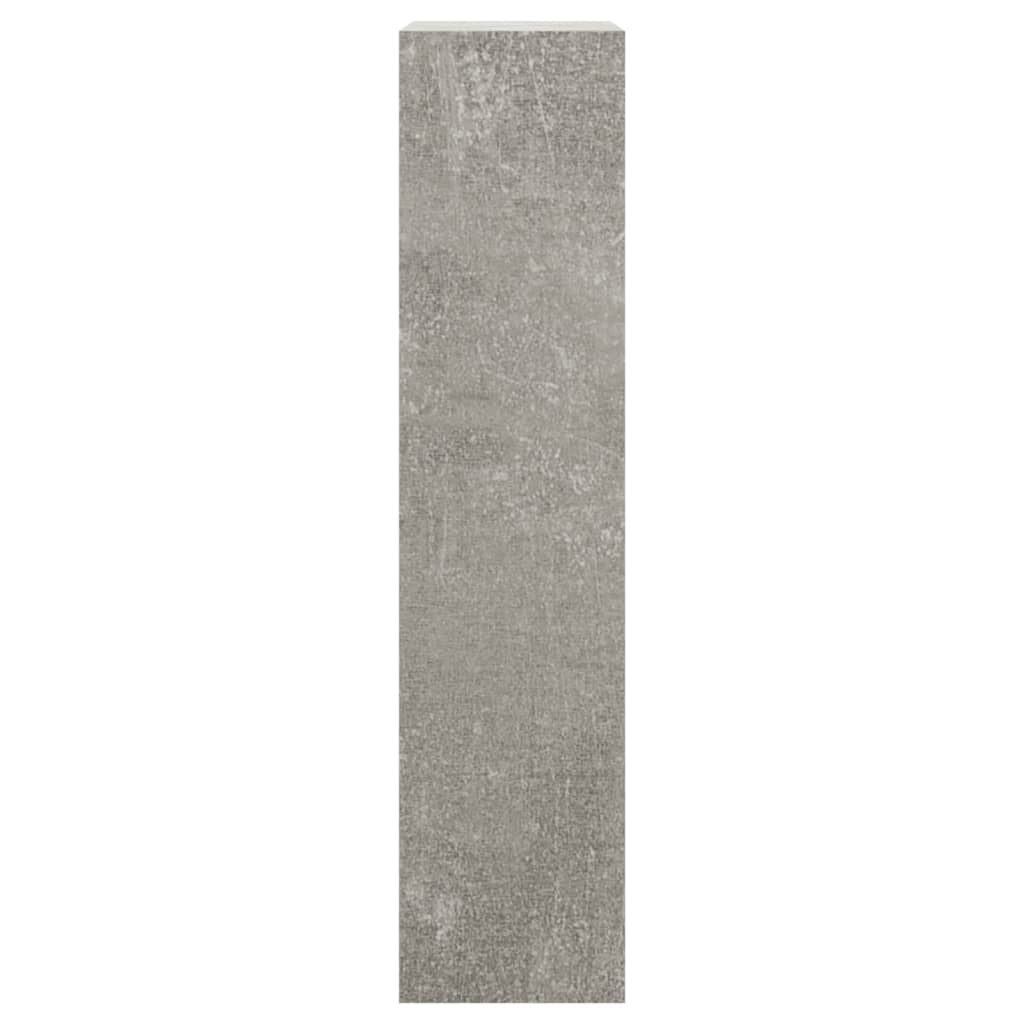 Scarpiera 63X24X In Legno Multistrato Grigio Cemento