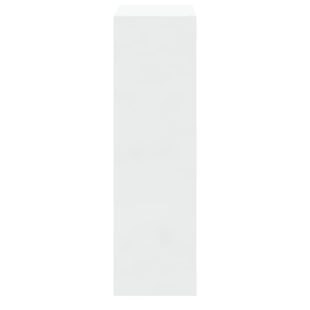 Scarpiera 63X24X In Legno Multistrato Bianco Lucido