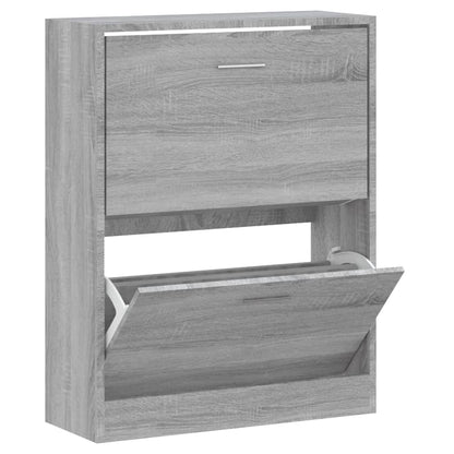 Scarpiera 63X24X In Legno Multistrato Grigio Sonoma