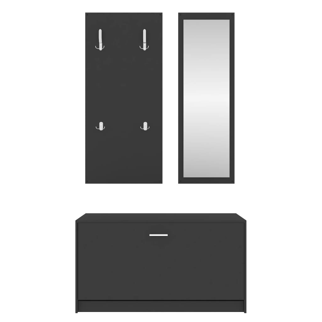 Set Scarpiere 3 In 1 In Legno Multistrato