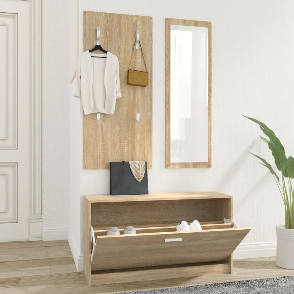 Set Scarpiere 3 In 1 In Legno Multistrato