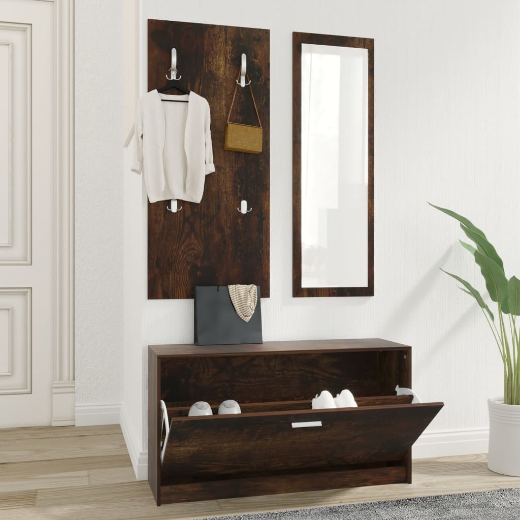 Set Scarpiere 3 In 1 In Legno Multistrato