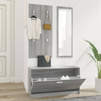 Set Scarpiere 3 In 1 In Legno Multistrato