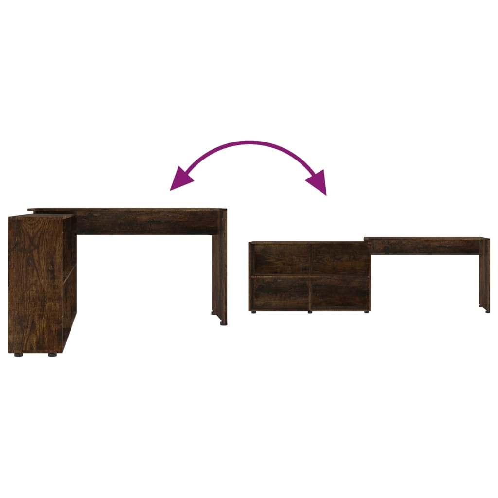 Scrivania Ad Angolo In Legno Multistrato