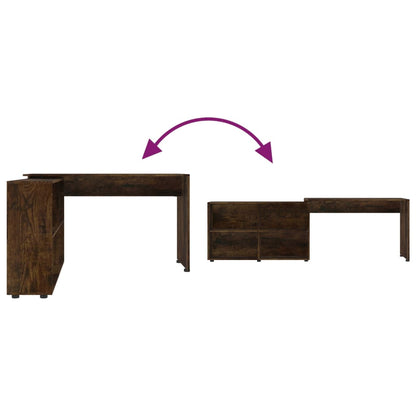 Scrivania Ad Angolo In Legno Multistrato
