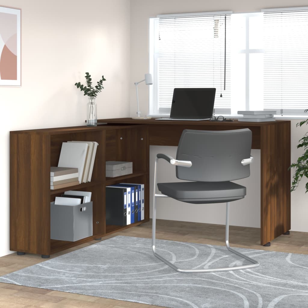 Scrivania Ad Angolo In Legno Multistrato