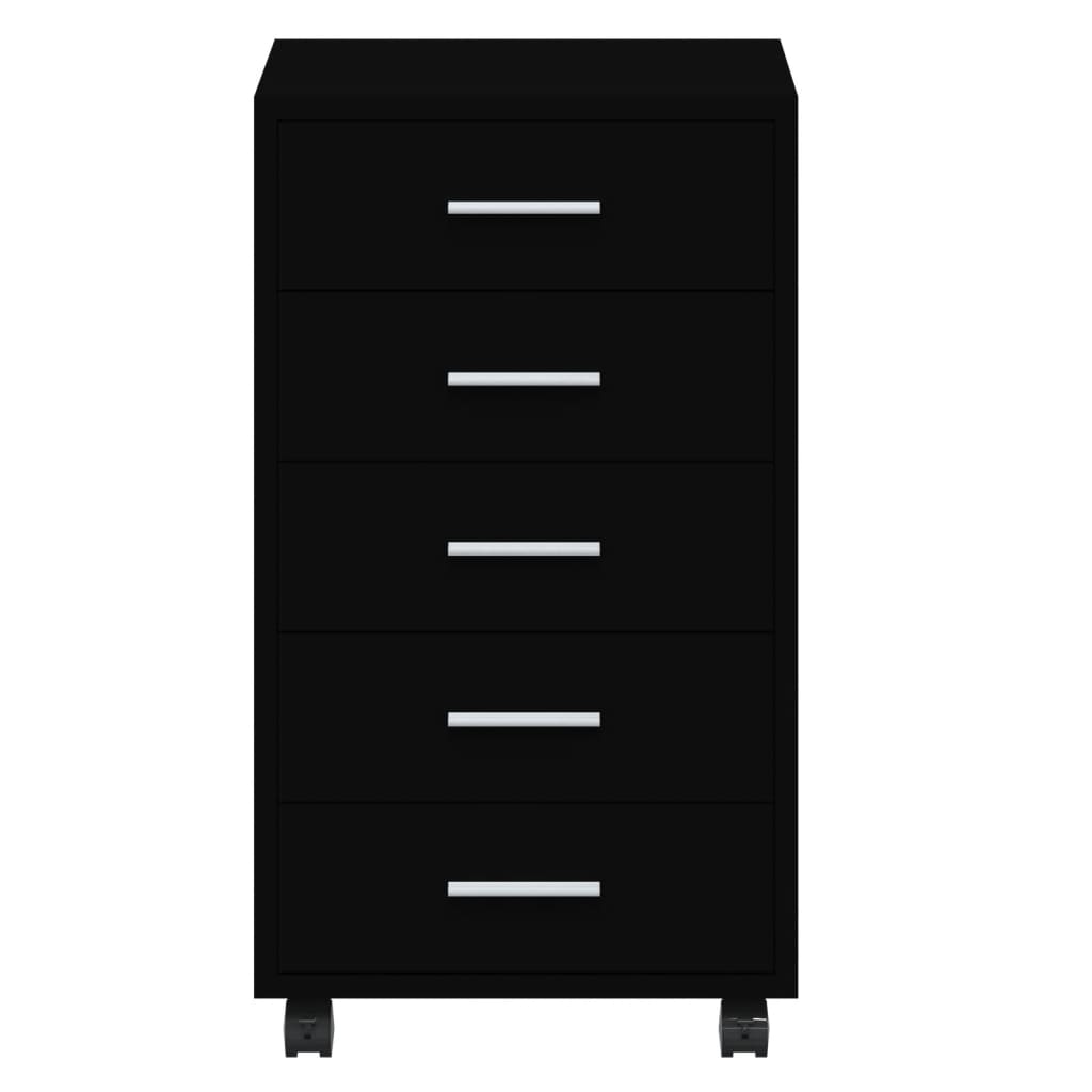 Cassettiera Con Ruote In Legno Multistrato
