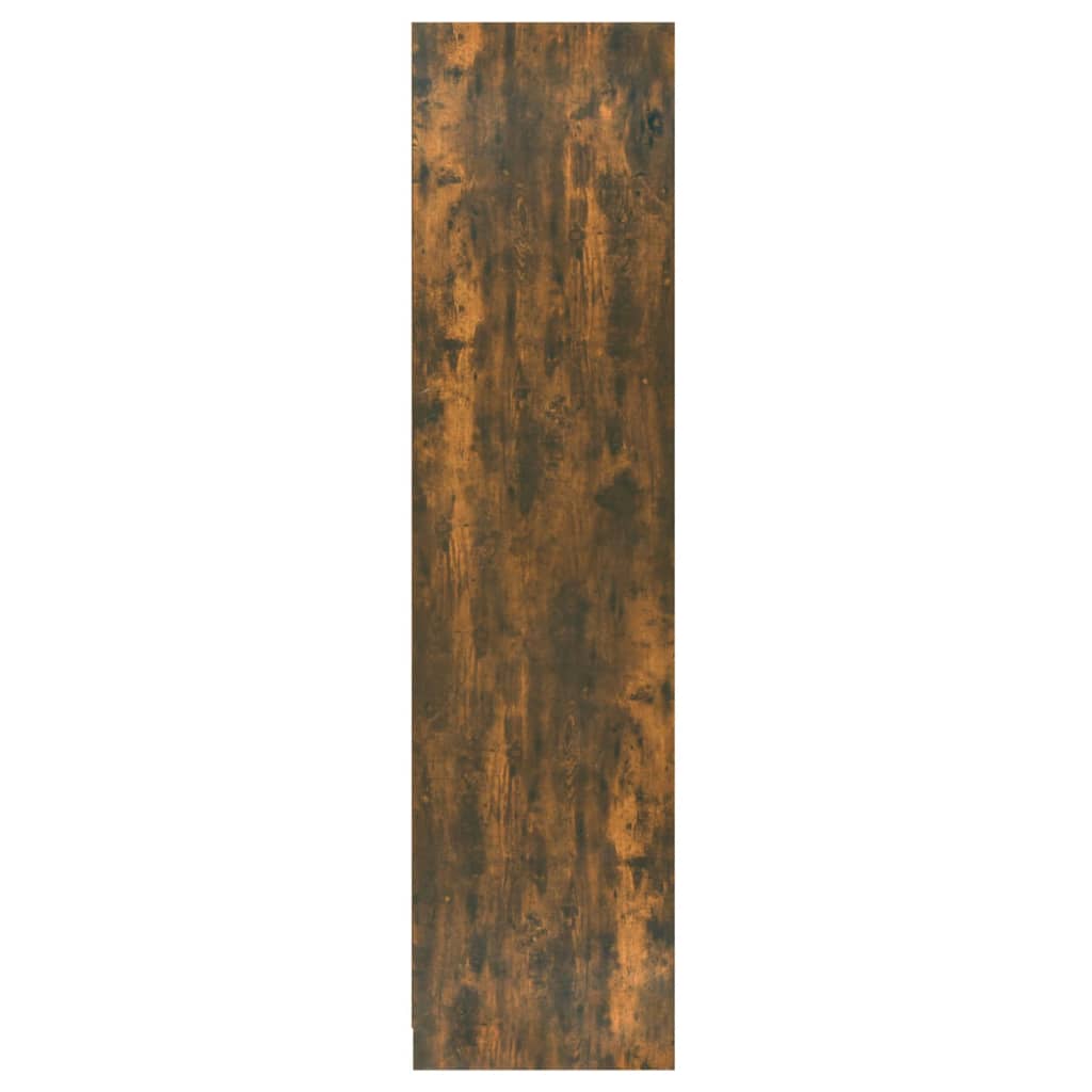 Armadio Con Cassetti Legno Multistrato Rovere Fumo