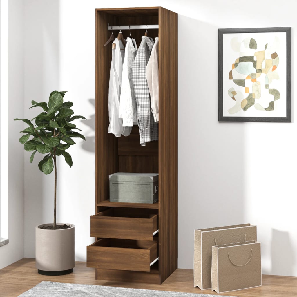 Armadio In Legno Multistrato Rovere Marrone