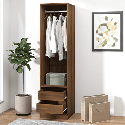 Armadio In Legno Multistrato Rovere Marrone