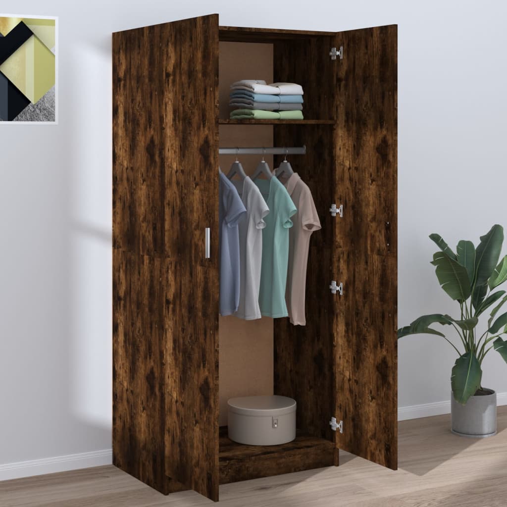 Armadio 80X52X180 Cm In Legno Multistrato
