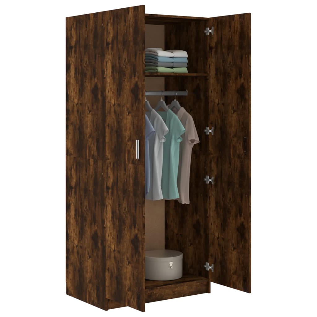 Armadio 80X52X180 Cm In Legno Multistrato