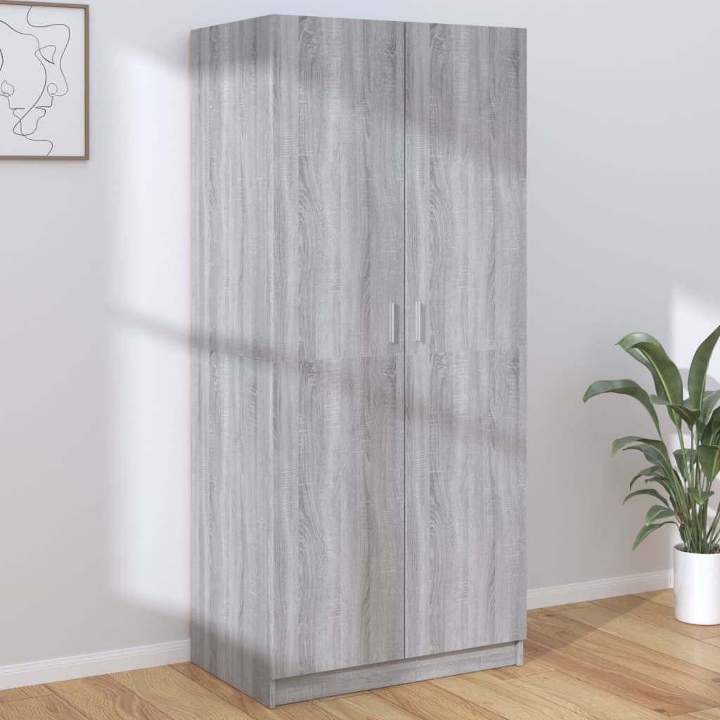 Armadio 80X52X180 Cm In Legno Multistrato