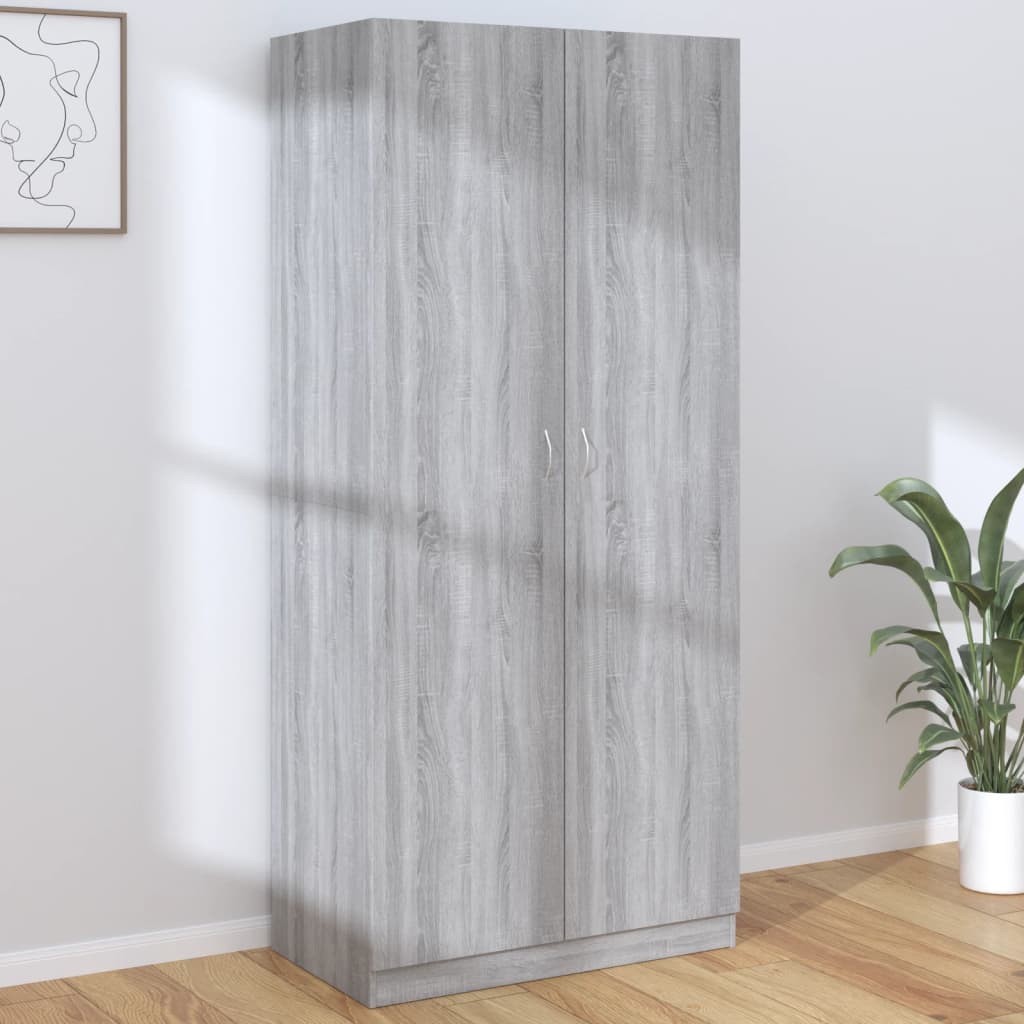 Armadio 90X52X200 Cm In Legno Multistrato
