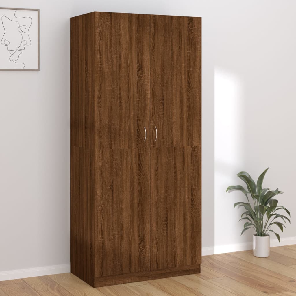 Armadio 90X52X200 Cm In Legno Multistrato