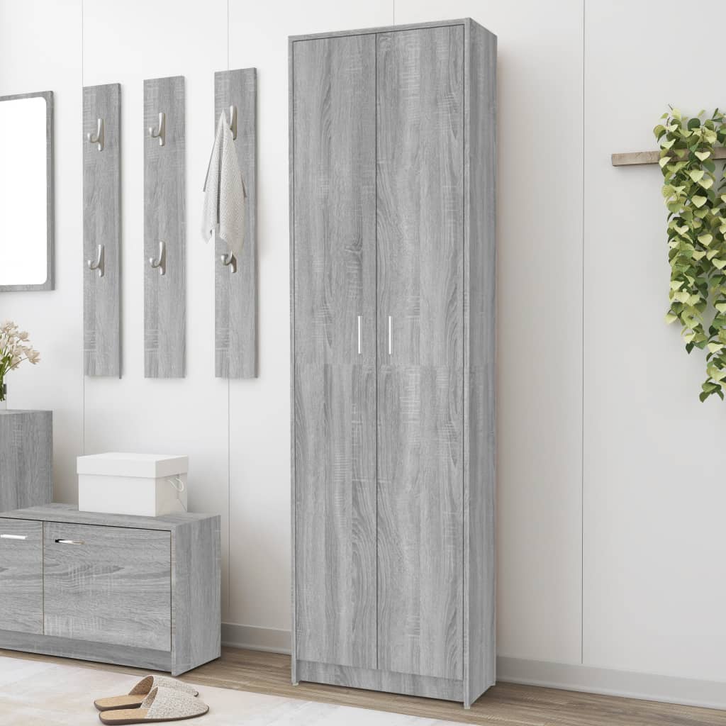 Armadio Corridoio 55X25X189 Cm Legno Multistrato