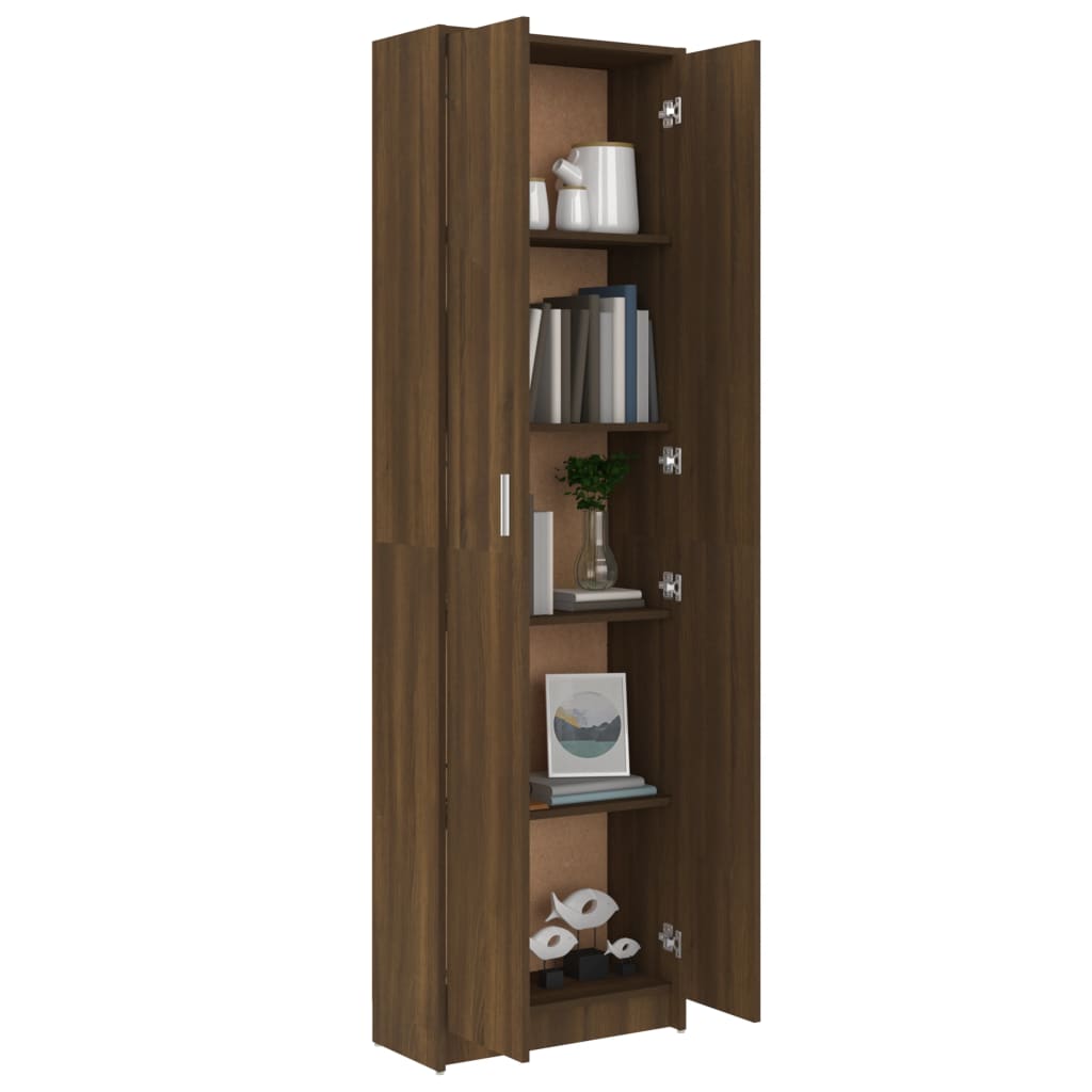 Armadio Corridoio 55X25X189 Cm Legno Multistrato