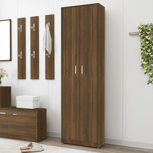 Armadio Corridoio 55X25X189 Cm Legno Multistrato