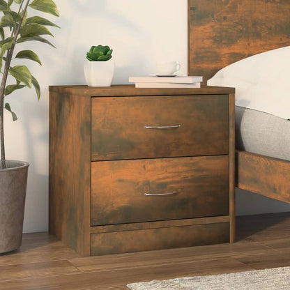 Comodini 2Pz 40X30X40 Cm In Legno Multistrato