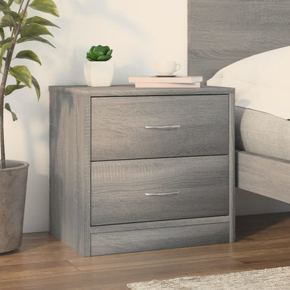Comodini 2Pz 40X30X40 Cm In Legno Multistrato