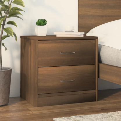 Comodini 2Pz 40X30X40 Cm In Legno Multistrato