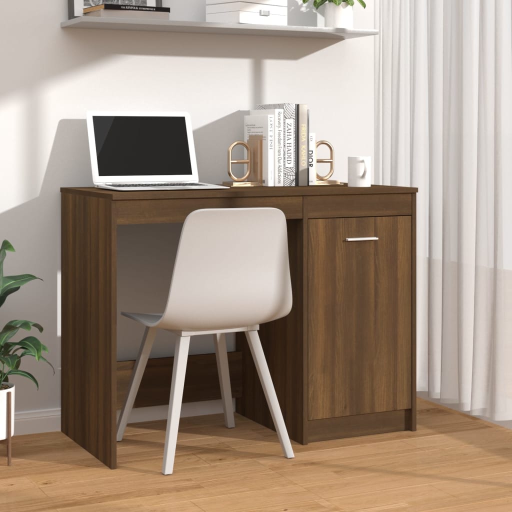 Scrivania 100X50X76 Cm In Legno Multistrato