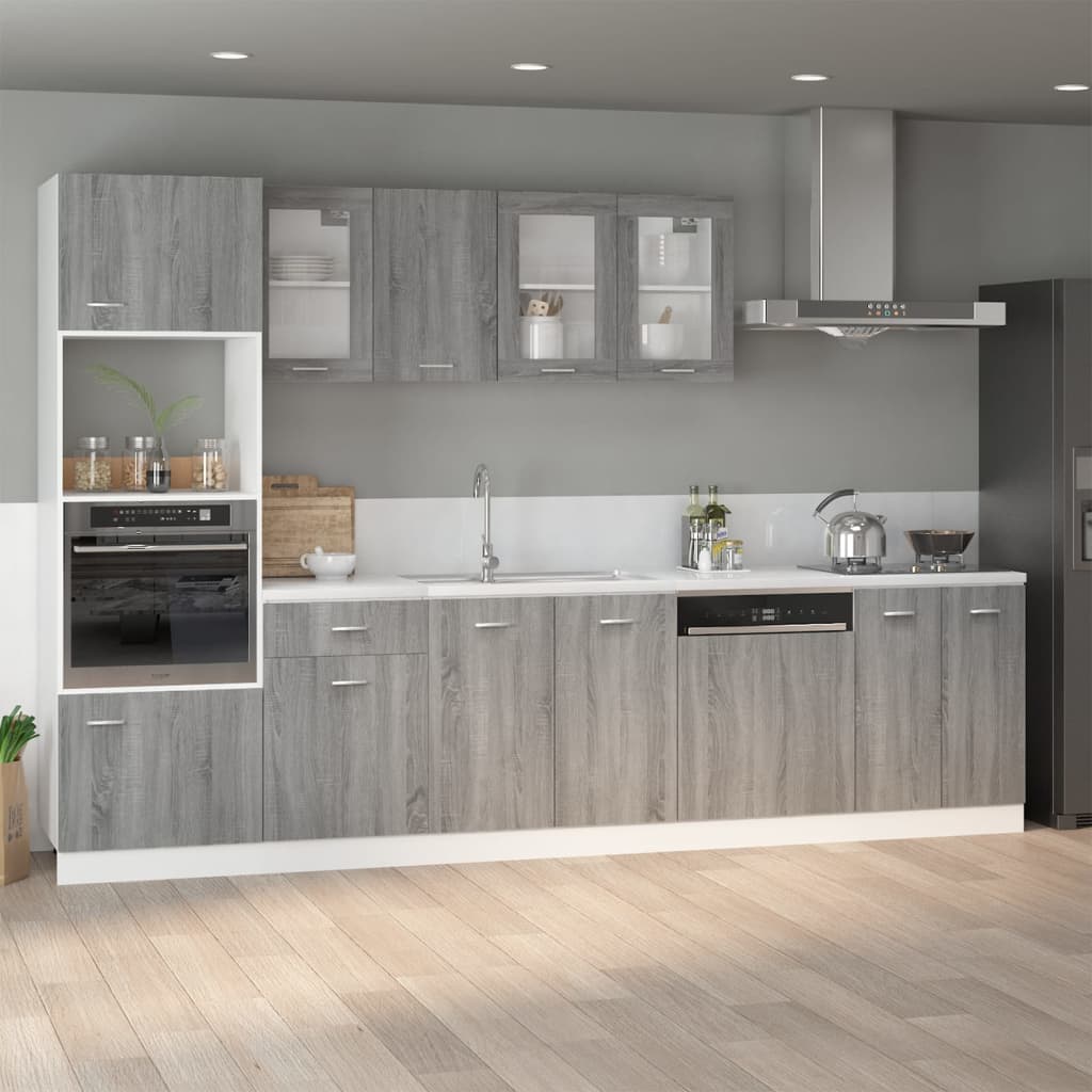 Mobile Con Cassetto “Lyon” 40X46X81,5 Grigio Sonoma