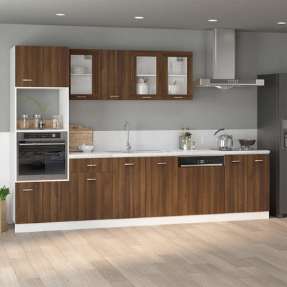 Mobile Da Forno Lyon 60X46X81,5 Cm Rovere Marrone