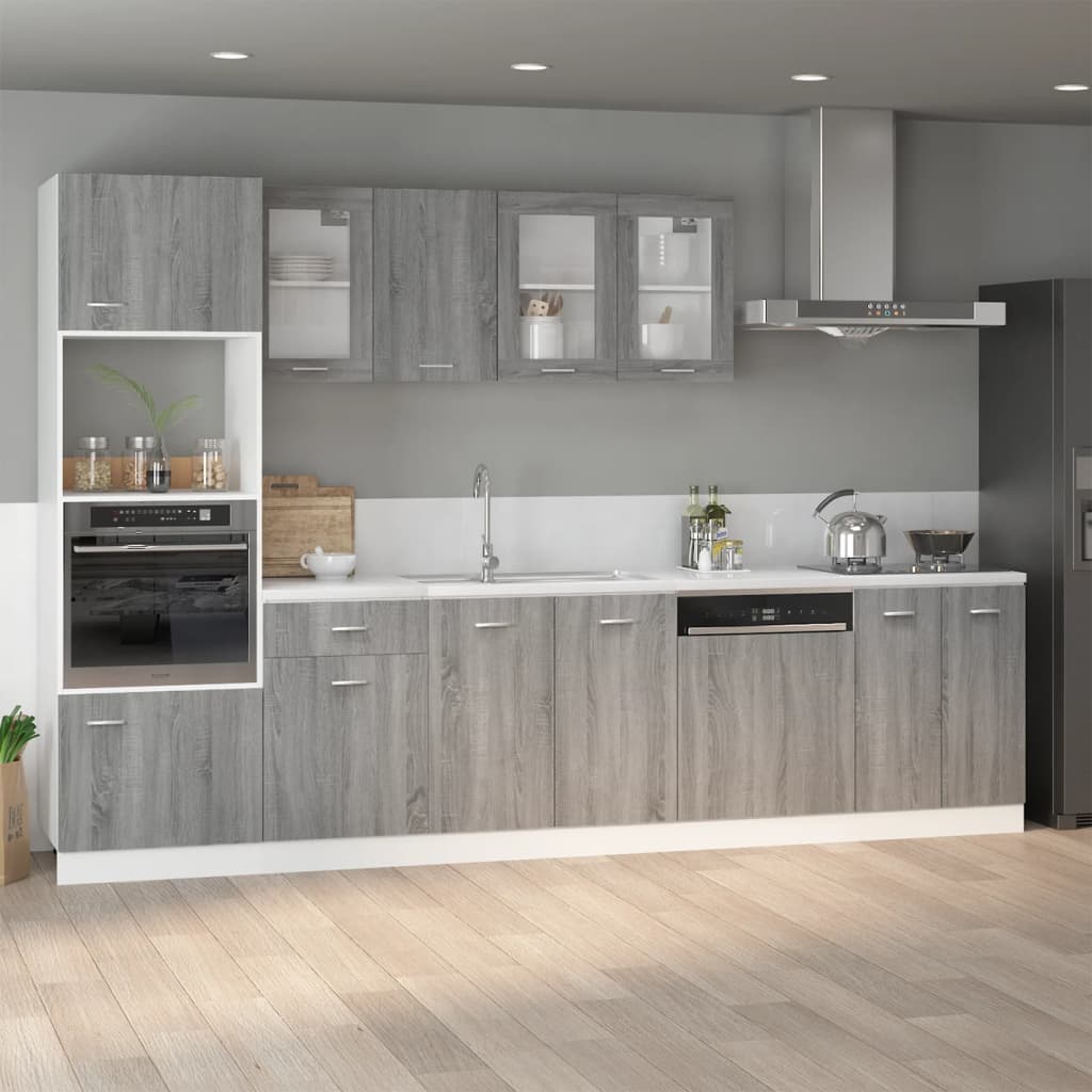 Mobile Con Cassetto “Lyon” 40X46X81,5 Grigio Sonoma