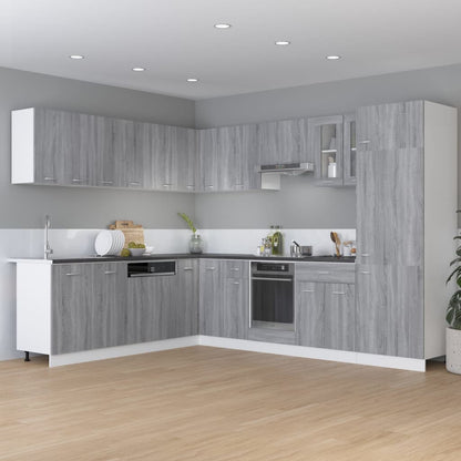 Mobile Con Cassetto “Lyon” 40X46X81,5 Grigio Sonoma