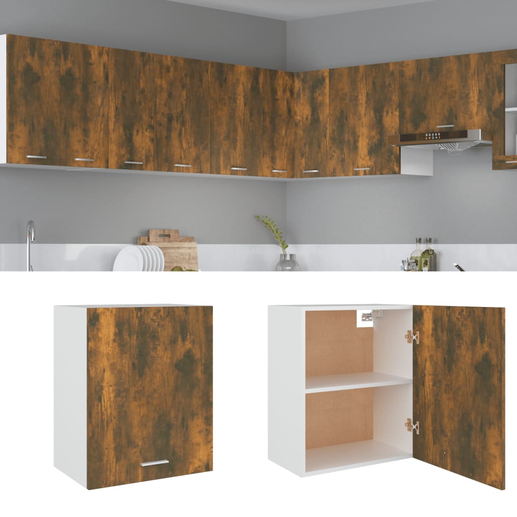 Mobile Da Forno Lyon 60X46X81,5 Cm Rovere Fumo