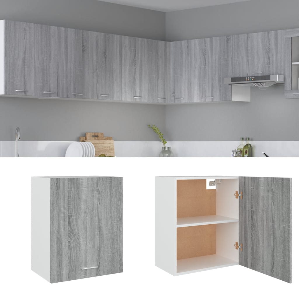 Mobile Con Cassetto “Lyon” 40X46X81,5 Grigio Sonoma