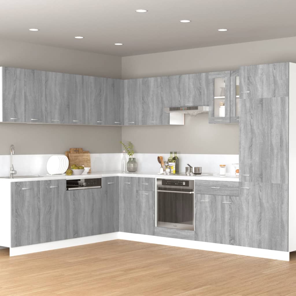 Mobile Con Cassetto “Lyon” 40X46X81,5 Grigio Sonoma