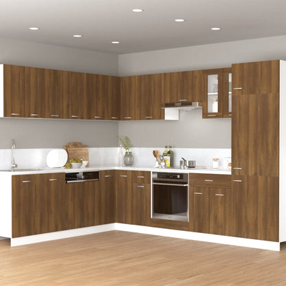Mobile Da Forno Lyon 60X46X81,5 Cm Rovere Marrone