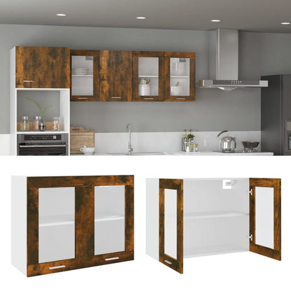 Mobile Da Forno Lyon 60X46X81,5 Cm Rovere Fumo