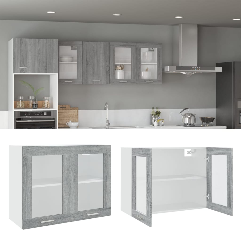 Mobile Con Cassetto “Lyon” 40X46X81,5 Grigio Sonoma