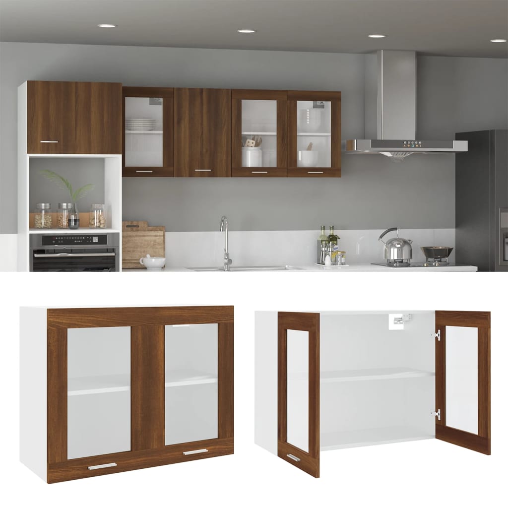 Mobile Da Forno Lyon 60X46X81,5 Cm Rovere Marrone