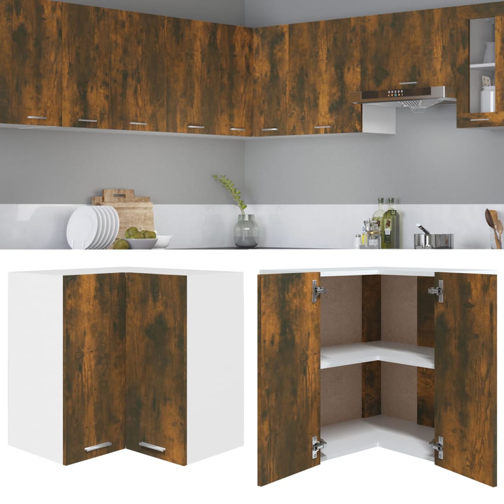 Mobile Da Forno Lyon 60X46X81,5 Cm Rovere Fumo